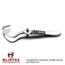 Desmarres Entropian Forcep Left Stainless Steel, 10 cm - 4"